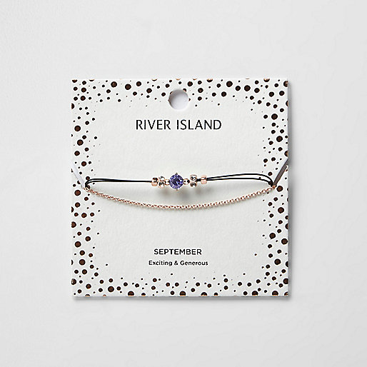 jacques-vertuk Blue September birthstone chain bracelet 699711 women Jewellery Bracelets