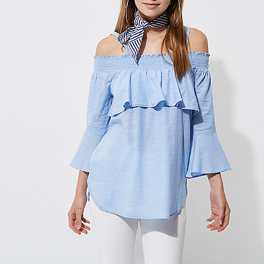 blue river island heels,jacques-vertuk In Euro Blue shirred bardot frill top Tops Sale women blue river island heels,jacques-vertuk In Euro Blue shirred bardot frill top Tops Sale women