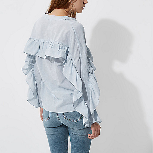 river island slingback heels,Shopping At jacques-vertuk Blue stripe frill sleeve shirt Shirts Tops women river island slingback heels,Shopping At jacques-vertuk Blue stripe frill sleeve shirt Shirts Tops women