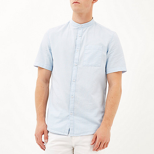 river island black ripped molly jeans,jacques-vertuk London Blue stripe short sleeve grandad shirt men 287376 river island black ripped molly jeans,jacques-vertuk London Blue stripe short sleeve grandad shirt men 287376