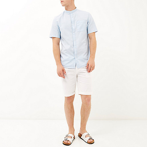 river island black ripped molly jeans,jacques-vertuk London Blue stripe short sleeve grandad shirt men 287376 river island black ripped molly jeans,jacques-vertuk London Blue stripe short sleeve grandad shirt men 287376