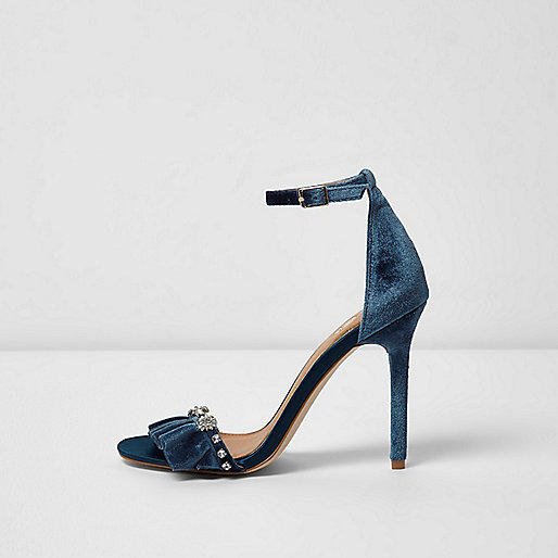 jacques-vertuk Blue velvet embellished barely there sandals 703290 women Shoes / Boots Sandals jacques-vertuk Blue velvet embellished barely there sandals 703290 women Shoes / Boots Sandals