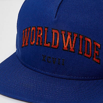 leather fur jacket river island,Rive4 Island Blue 'worldwide' snapback flat peak cap Hats Accessories men leather fur jacket river island,Rive4 Island Blue 'worldwide' snapback flat peak cap Hats Accessories men