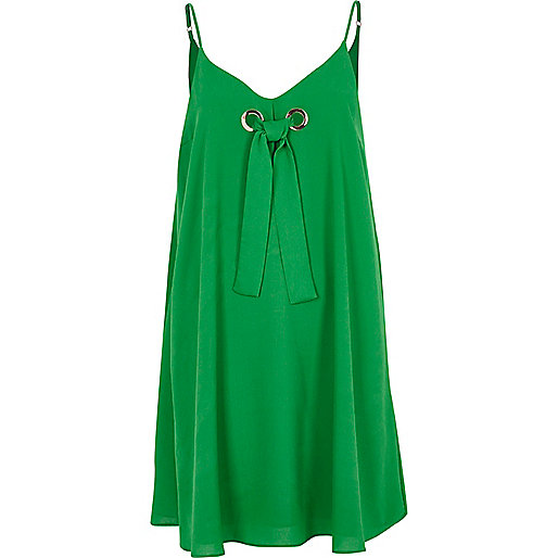 jacques-vertuk Bright green tie front slip dress 708232 women Dresses Slip / Cami Dresses jacques-vertuk Bright green tie front slip dress 708232 women Dresses Slip / Cami Dresses
