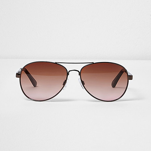 jacques-vertuk Brown aviator sunglasses 299878 men Sunglasses Aviator Sunglasses
