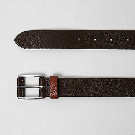 river island blue top sale,New In At jacques-vertuk Brown contrast keeper leather belt Belts Accessories men river island blue top sale,New In At jacques-vertuk Brown contrast keeper leather belt Belts Accessories men