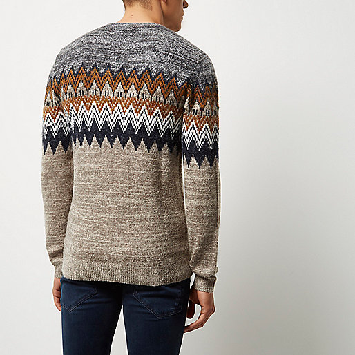 grey monogram river island bag,jacques-vertuk Online Kopen Brown fairisle knit sweater Sweaters / Cardigans Sale men grey monogram river island bag,jacques-vertuk Online Kopen Brown fairisle knit sweater Sweaters / Cardigans Sale men