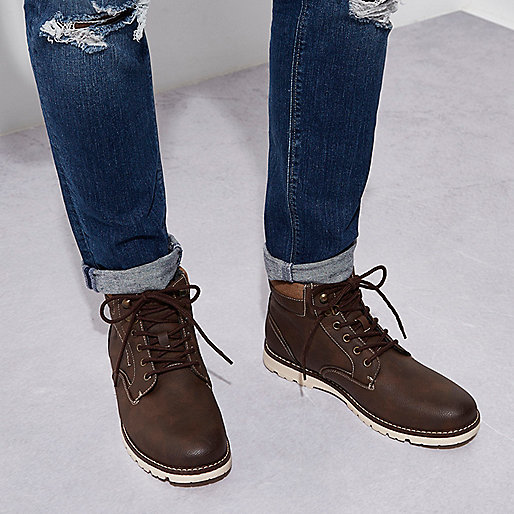 river island shiny coat,Pink Trouser Suit jacques-vertuk Brown lace-up contrast sole work boots Boots Shoes / Boots men river island shiny coat,Pink Trouser Suit jacques-vertuk Brown lace-up contrast sole work boots Boots Shoes / Boots men