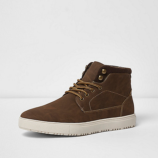grey river island trainers,jacques-vertuk Ireland Brown lace-up hi top sneakers men 301074 grey river island trainers,jacques-vertuk Ireland Brown lace-up hi top sneakers men 301074