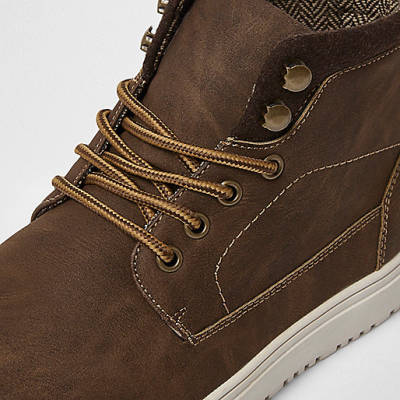 grey river island trainers,jacques-vertuk Ireland Brown lace-up hi top sneakers men 301074 grey river island trainers,jacques-vertuk Ireland Brown lace-up hi top sneakers men 301074