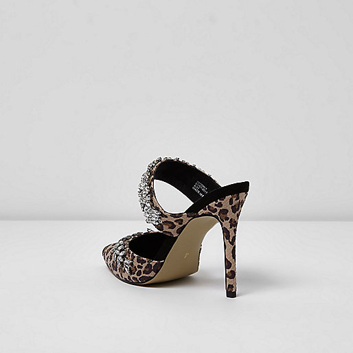 river island chain heels,jacques-vertuk Bags In Store Brown leopard print rhinestone court heel mules Shoes Shoes / Boots women river island chain heels,jacques-vertuk Bags In Store Brown leopard print rhinestone court heel mules Shoes Shoes / Boots women