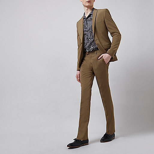 river island wool overcoat,jacques-vertuk UK Brown skinny fit suit pants men 299199 river island wool overcoat,jacques-vertuk UK Brown skinny fit suit pants men 299199