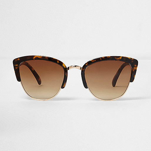 jacques-vertuk Brown tortoiseshell half frame sunglasses 706178 women Sunglasses Retro Sunglasses jacques-vertuk Brown tortoiseshell half frame sunglasses 706178 women Sunglasses Retro Sunglasses