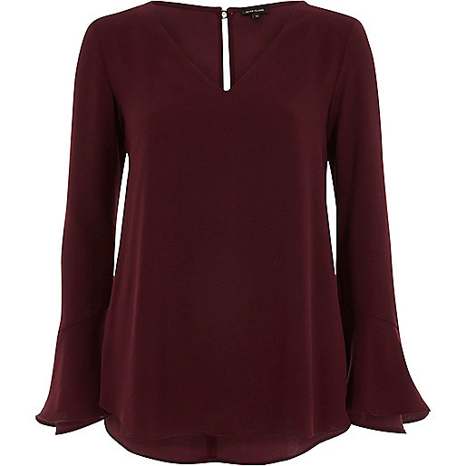 river island white mini dress,jacques-vertuk Online Burgundy long bell sleeve frill back top Blouses Tops women river island white mini dress,jacques-vertuk Online Burgundy long bell sleeve frill back top Blouses Tops women