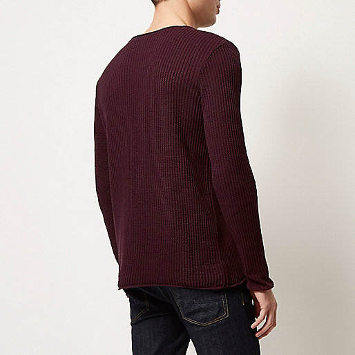 river island womens suits,jacques-vertuk London Burgundy stitch block sweater men 292709