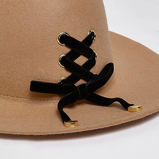 river island floral skater dress,Ver Island Camel lace-up detail fedora hat Hats Accessories women river island floral skater dress,Ver Island Camel lace-up detail fedora hat Hats Accessories women