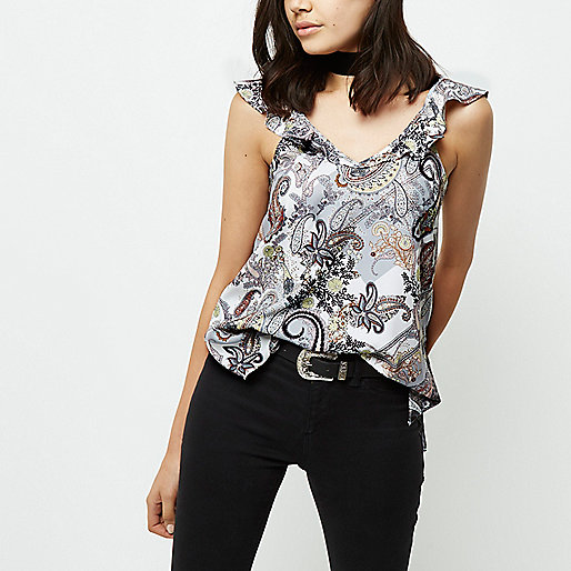 river island mid rise jeans,jacques-vertuk Sale Cream and grey paisley print frill top women 698318 river island mid rise jeans,jacques-vertuk Sale Cream and grey paisley print frill top women 698318