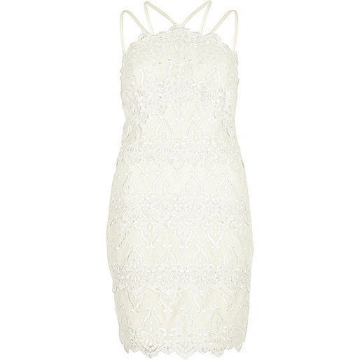 jacques-vertuk Cream cornelli dress 685816 women Dresses