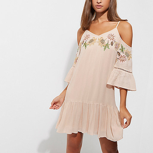 river island sleeveless dress,jacques-vertuk Shop Cream embroidered cold shoulder swing dress women 702615 river island sleeveless dress,jacques-vertuk Shop Cream embroidered cold shoulder swing dress women 702615