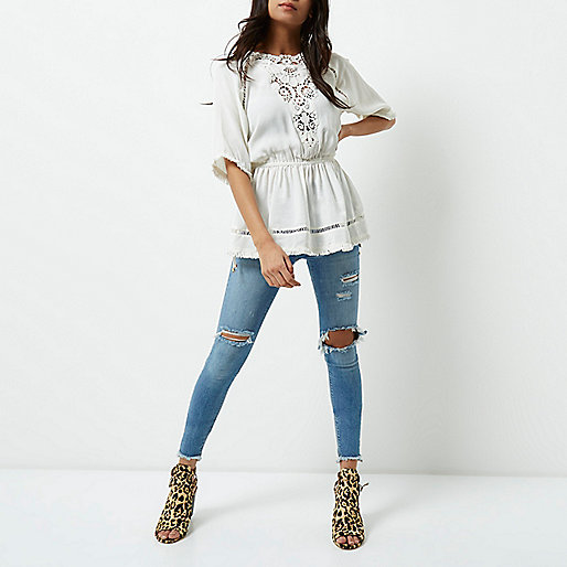 river island pink polka dot dress,Rive4 Island Cream embroidered smock top T-Shirts & Tanks Sale women river island pink polka dot dress,Rive4 Island Cream embroidered smock top T-Shirts & Tanks Sale women