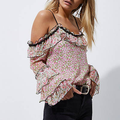 river island shorts sale,jacques-vertuk Stores Cream floral print frill cold shoulder top women 704026 river island shorts sale,jacques-vertuk Stores Cream floral print frill cold shoulder top women 704026
