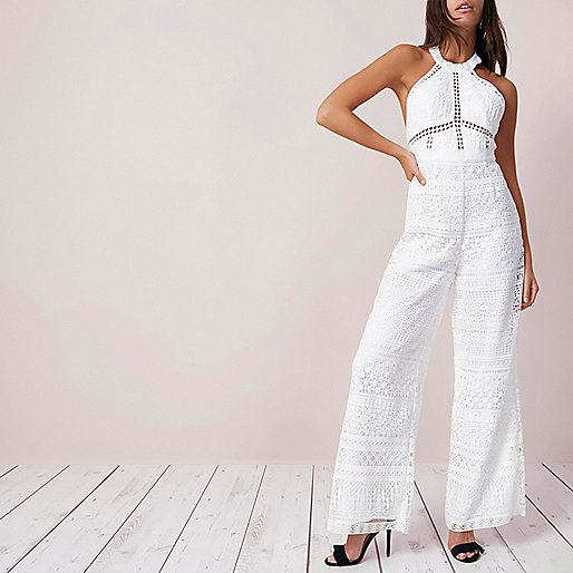 river island in store sale,jacques-vertuk Ireland Cream lace halter neck wide leg jumpsuit women 701651 river island in store sale,jacques-vertuk Ireland Cream lace halter neck wide leg jumpsuit women 701651