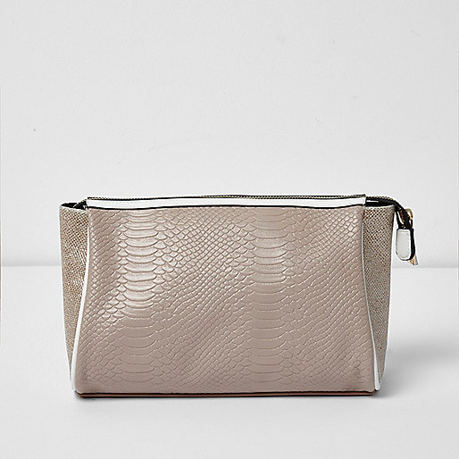river island gold clutch,jacques-vertuk Sale Cream panelled make-up bag women 704637 river island gold clutch,jacques-vertuk Sale Cream panelled make-up bag women 704637