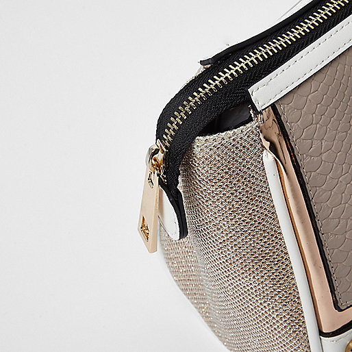 river island gold clutch,jacques-vertuk Sale Cream panelled make-up bag women 704637 river island gold clutch,jacques-vertuk Sale Cream panelled make-up bag women 704637
