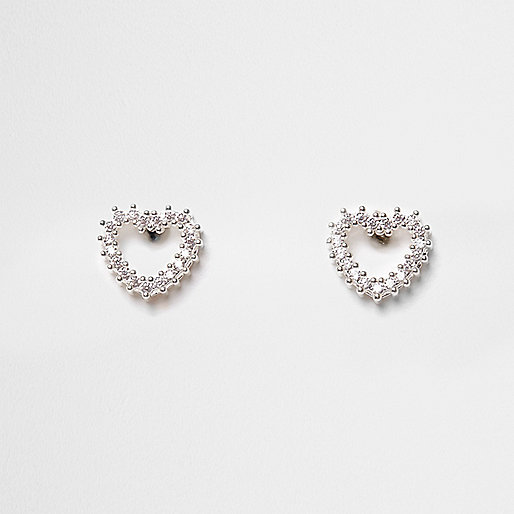 jacques-vertuk Cubic zirconia rhinestone heart stud earrings 707688 women Jewellery Earrings jacques-vertuk Cubic zirconia rhinestone heart stud earrings 707688 women Jewellery Earrings