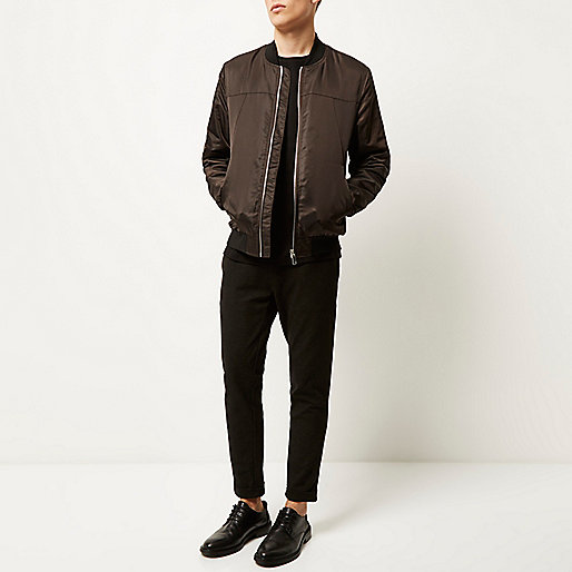 river island green boots,jacques-vertuk Sale Dark brown casual bomber jacket men 289271 river island green boots,jacques-vertuk Sale Dark brown casual bomber jacket men 289271