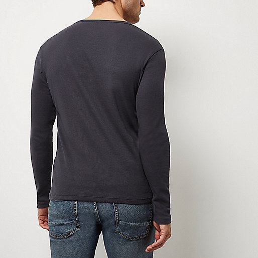 river island leather shorts,R5Ver 5S3And Dark grey ribbed slim fit long sleeve T-shirt Long Sleeve T-Shirts T-Shirts / Tanks men river island leather shorts,R5Ver 5S3And Dark grey ribbed slim fit long sleeve T-shirt Long Sleeve T-Shirts T-Shirts / Tanks men