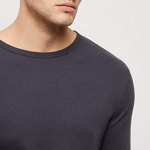 river island leather shorts,R5Ver 5S3And Dark grey ribbed slim fit long sleeve T-shirt Long Sleeve T-Shirts T-Shirts / Tanks men river island leather shorts,R5Ver 5S3And Dark grey ribbed slim fit long sleeve T-shirt Long Sleeve T-Shirts T-Shirts / Tanks men