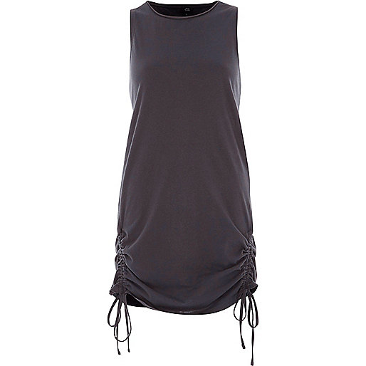 jacques-vertuk Dark grey ruched hem tank top 705248 women Tops T-Shirts & Vests Plain T-Shirts / Vests jacques-vertuk Dark grey ruched hem tank top 705248 women Tops T-Shirts & Vests Plain T-Shirts / Vests