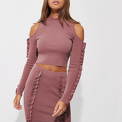 river island ankle strap sandals,jacques-vertuk Womens Sale Dark pink cold shoulder ruffle sleeve top Knitted Tops Knitwear women river island ankle strap sandals,jacques-vertuk Womens Sale Dark pink cold shoulder ruffle sleeve top Knitted Tops Knitwear women