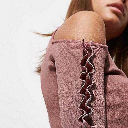 river island ankle strap sandals,jacques-vertuk Womens Sale Dark pink cold shoulder ruffle sleeve top Knitted Tops Knitwear women river island ankle strap sandals,jacques-vertuk Womens Sale Dark pink cold shoulder ruffle sleeve top Knitted Tops Knitwear women