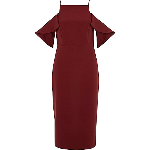 jacques-vertuk Dark red cold shoulder midi bodycon dress 703904 women Dresses Bodycon Dresses jacques-vertuk Dark red cold shoulder midi bodycon dress 703904 women Dresses Bodycon Dresses