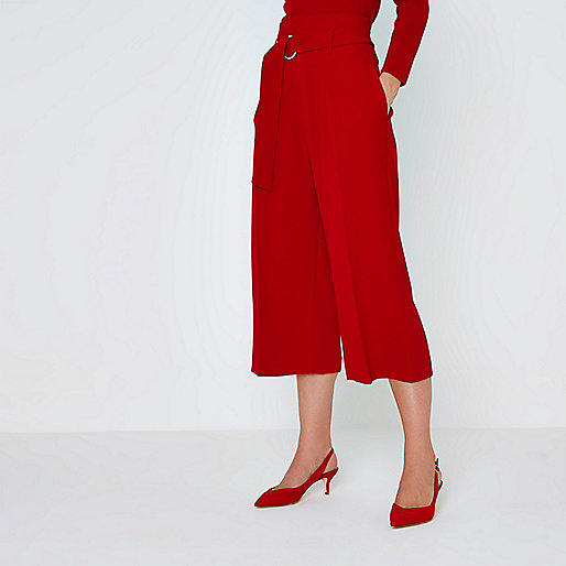 river island fort,jacques-vertuk Ireland Dark red ring tie culottes women 708954 river island fort,jacques-vertuk Ireland Dark red ring tie culottes women 708954
