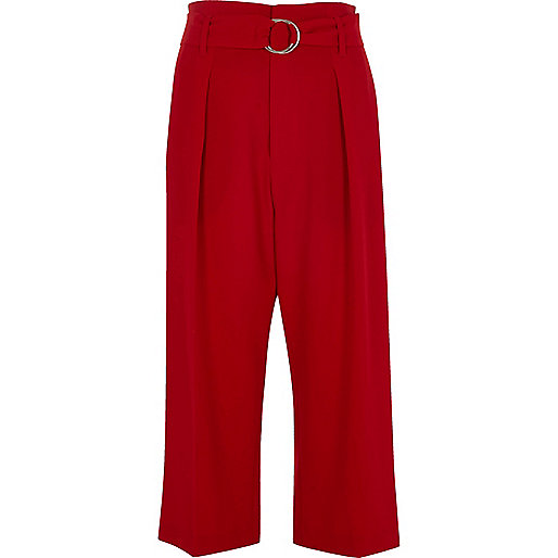 river island fort,jacques-vertuk Ireland Dark red ring tie culottes women 708954 river island fort,jacques-vertuk Ireland Dark red ring tie culottes women 708954