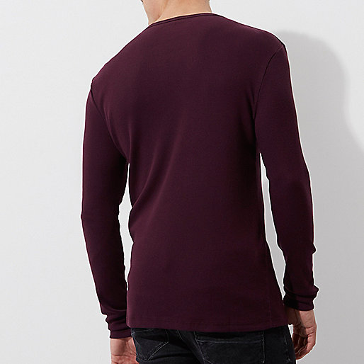 river island woven mule,jacques-vertuk UK Dark red slim fit long sleeve T-shirt men 301218 river island woven mule,jacques-vertuk UK Dark red slim fit long sleeve T-shirt men 301218