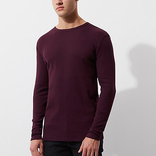 river island woven mule,jacques-vertuk UK Dark red slim fit long sleeve T-shirt men 301218 river island woven mule,jacques-vertuk UK Dark red slim fit long sleeve T-shirt men 301218