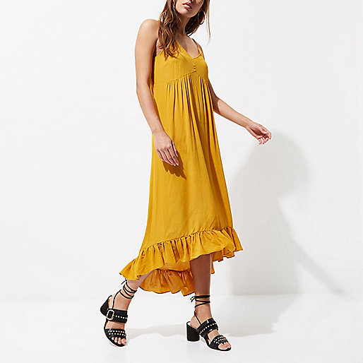 river island january sale,jacques-vertuk UK Sale Dark yellow frill hem maxi slip dress women 707882 river island january sale,jacques-vertuk UK Sale Dark yellow frill hem maxi slip dress women 707882
