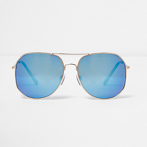 jacques-vertuk Gold blue tone angular aviator sunglasses 693867 women Sunglasses Aviator Sunglasses jacques-vertuk Gold blue tone angular aviator sunglasses 693867 women Sunglasses Aviator Sunglasses