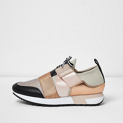 jacques-vertuk Gold lace-up runner sneakers 701990 women Shoes / Boots Plimsolls / Trainers jacques-vertuk Gold lace-up runner sneakers 701990 women Shoes / Boots Plimsolls / Trainers