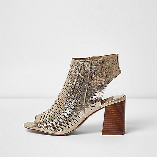 jacques-vertuk Gold metallic laser cut block heel sandals 700382 women Shoes / Boots Sandals jacques-vertuk Gold metallic laser cut block heel sandals 700382 women Shoes / Boots Sandals