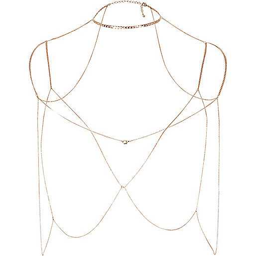 jacques-vertuk Gold tone harness body chain 701060 women Jewellery Body Jewellery & Harnesses jacques-vertuk Gold tone harness body chain 701060 women Jewellery Body Jewellery & Harnesses