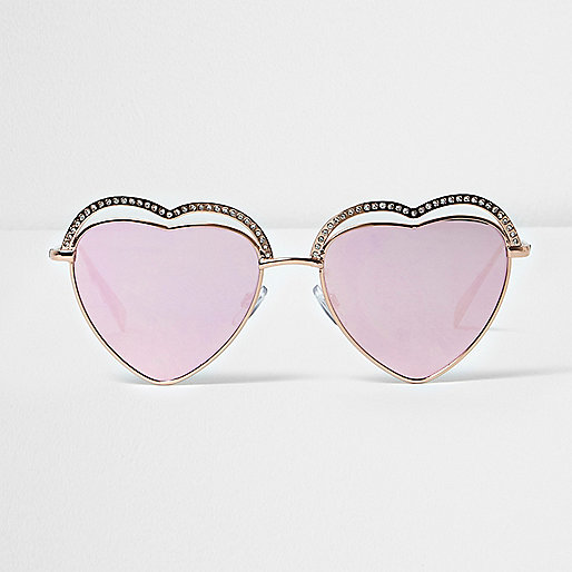jacques-vertuk Gold tone heart pink lens sunglasses 703000 women Sunglasses Retro Sunglasses jacques-vertuk Gold tone heart pink lens sunglasses 703000 women Sunglasses Retro Sunglasses