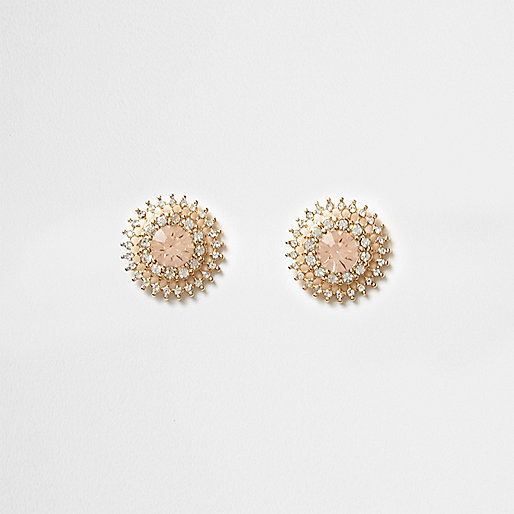 jacques-vertuk Gold tone rhinestone sunray stud earrings 708698 women Jewellery Earrings jacques-vertuk Gold tone rhinestone sunray stud earrings 708698 women Jewellery Earrings