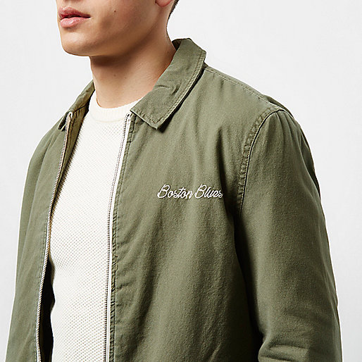 river island fur coat,jacques-vertuk Outlet Green Boston embroidered Harrington jacket men 300070 river island fur coat,jacques-vertuk Outlet Green Boston embroidered Harrington jacket men 300070