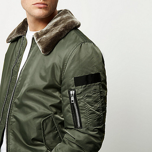 river island plus size sale,jacques-vertuk London Green faux fur collar aviator jacket men 299490 river island plus size sale,jacques-vertuk London Green faux fur collar aviator jacket men 299490