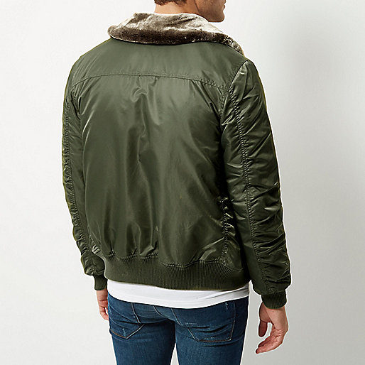river island plus size sale,jacques-vertuk London Green faux fur collar aviator jacket men 299490 river island plus size sale,jacques-vertuk London Green faux fur collar aviator jacket men 299490